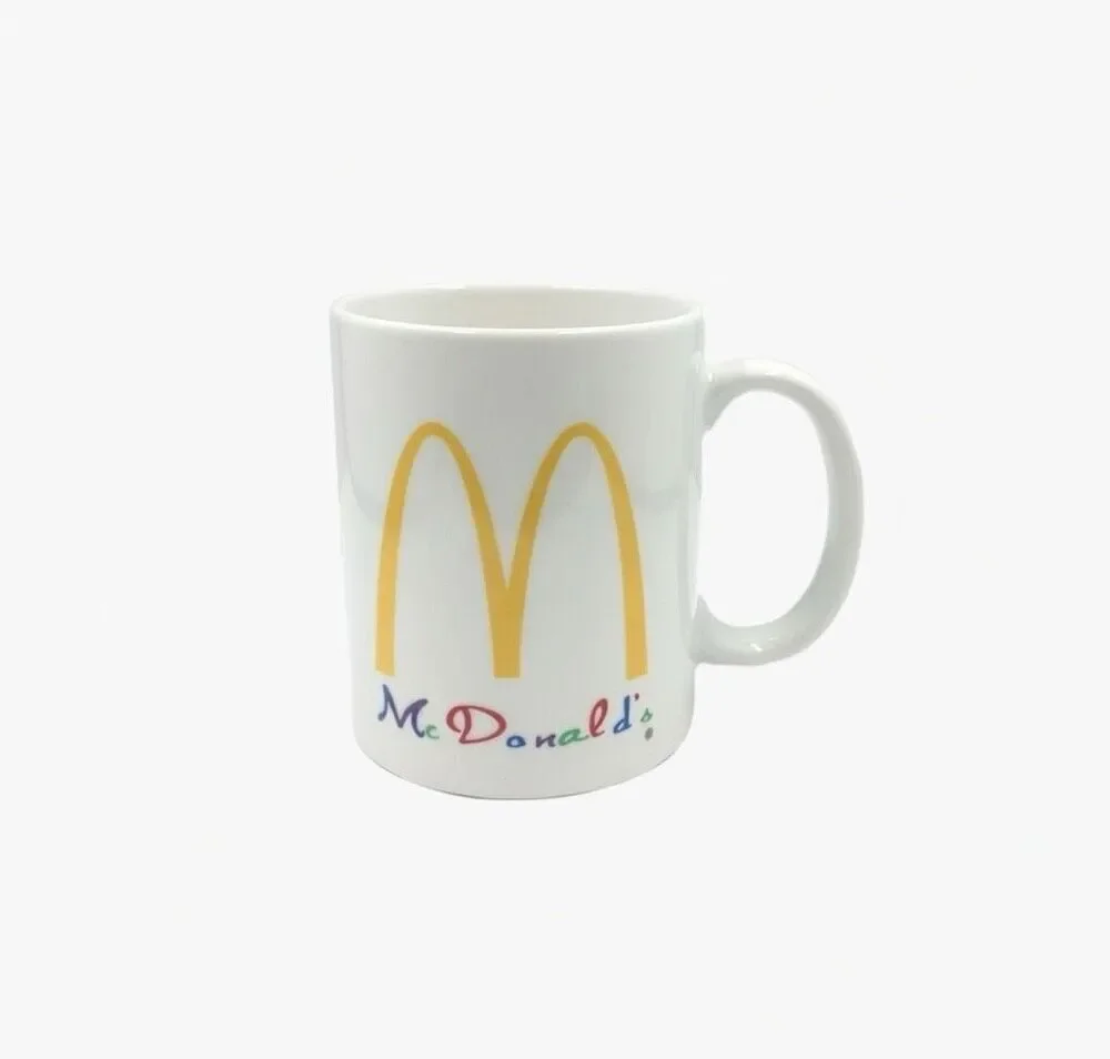 McDonald's Vintage Multi-color Golden Arches Coffee Cup Mug